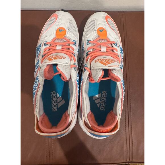 Adidas EQT FYW S-97 Men’s Size 9 Sneakers White Coral Blue Retro 90s NWT EE5306 - Picture 8 of 13